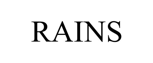 Trademark Logo RAINS