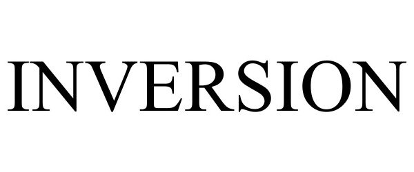 Trademark Logo INVERSION