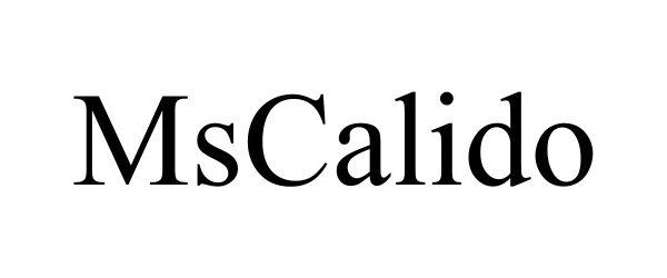 Trademark Logo MSCALIDO