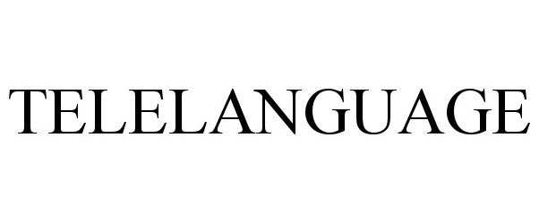 Trademark Logo TELELANGUAGE