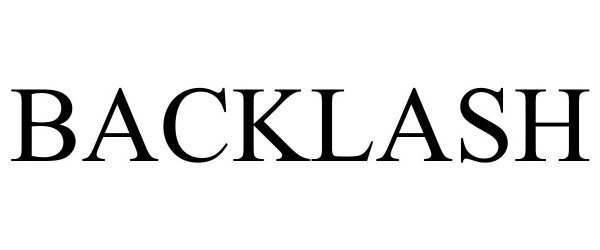 Trademark Logo BACKLASH