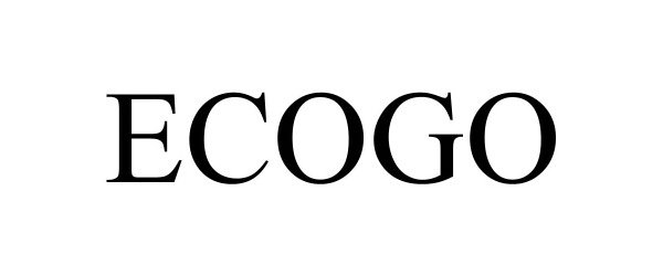 Trademark Logo ECOGO