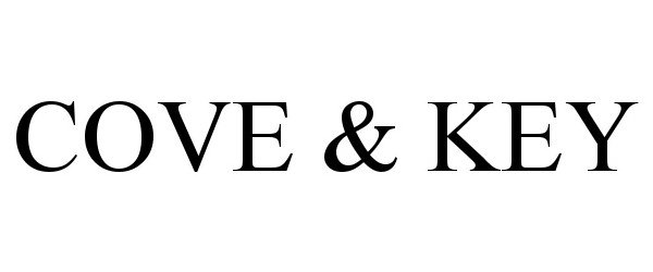 Trademark Logo COVE &amp; KEY