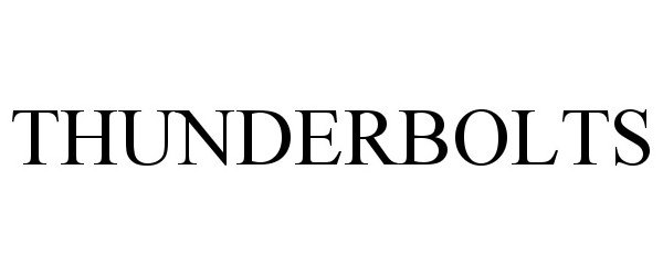 Trademark Logo THUNDERBOLTS