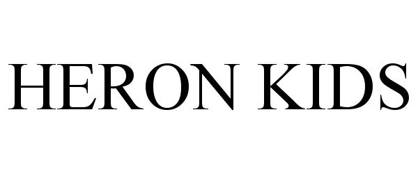 Trademark Logo HERON KIDS