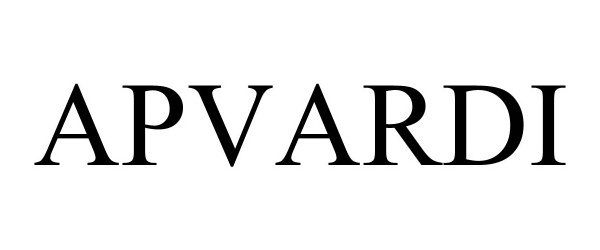 Trademark Logo APVARDI