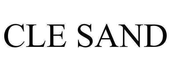 Trademark Logo CLE SAND