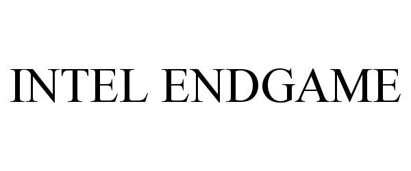Trademark Logo INTEL ENDGAME