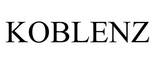 Trademark Logo KOBLENZ