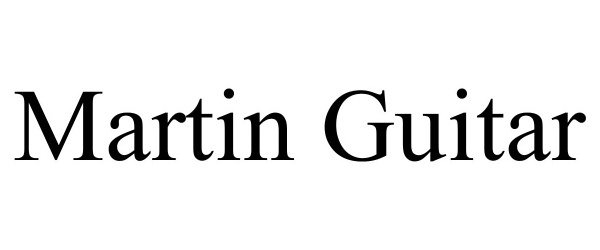 Trademark Logo MARTIN GUITAR