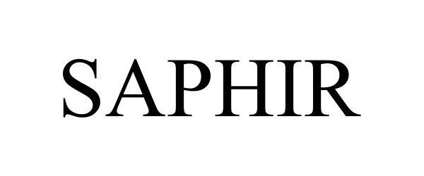 Trademark Logo SAPHIR