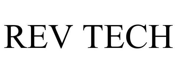 Trademark Logo REV TECH