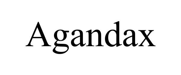 Trademark Logo AGANDAX