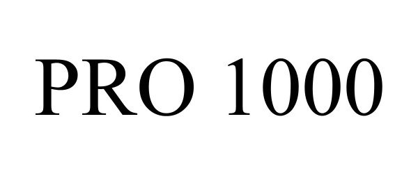 Trademark Logo PRO 1000