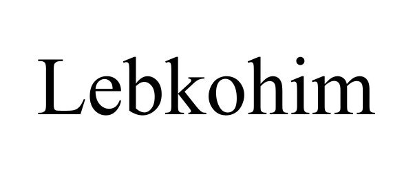  LEBKOHIM