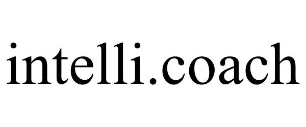 Trademark Logo INTELLI.COACH