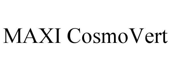 Trademark Logo MAXI COSMOVERT