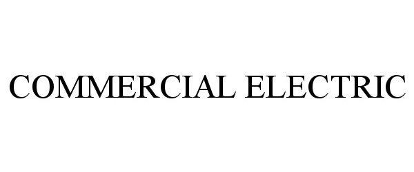 Trademark Logo COMMERCIAL ELECTRIC