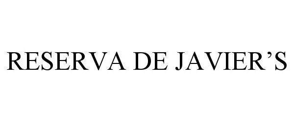  RESERVA DE JAVIER'S