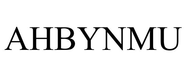 Trademark Logo AHBYNMU