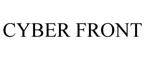 Trademark Logo CYBER FRONT