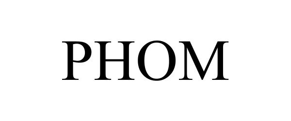Trademark Logo PHOM