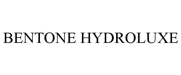 Trademark Logo BENTONE HYDROLUXE