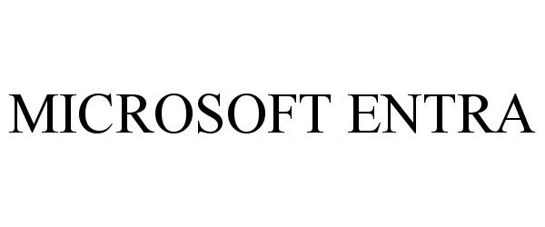 Trademark Logo MICROSOFT ENTRA