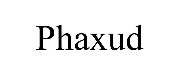 Trademark Logo PHAXUD