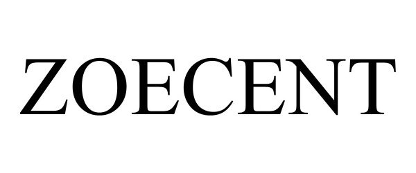 Trademark Logo ZOECENT