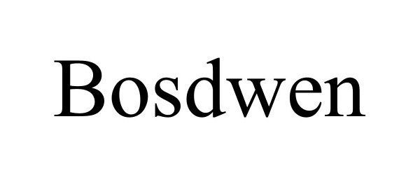  BOSDWEN