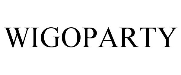 Trademark Logo WIGOPARTY