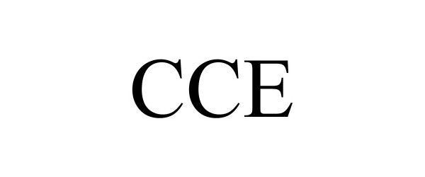 Trademark Logo CCE
