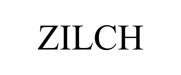 Trademark Logo ZILCH