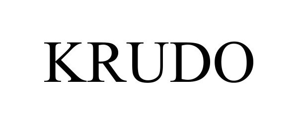 Trademark Logo KRUDO