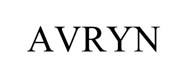 Trademark Logo AVRYN