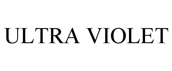 Trademark Logo ULTRA VIOLET