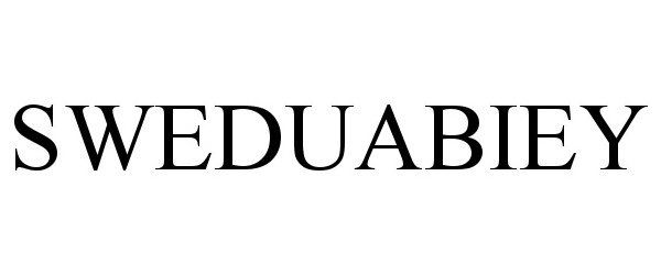 Trademark Logo SWEDUABIEY