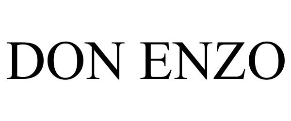 Trademark Logo DON ENZO