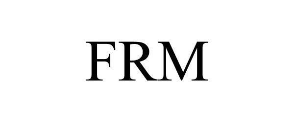 Trademark Logo FRM