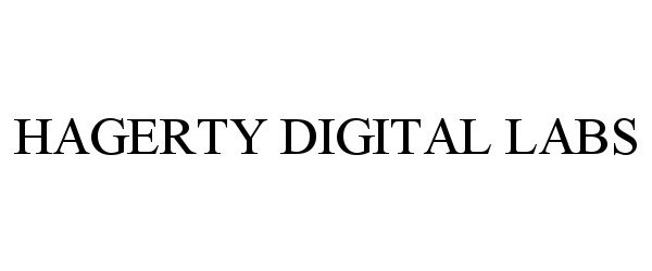Trademark Logo HAGERTY DIGITAL LABS