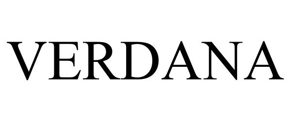 Trademark Logo VERDANA