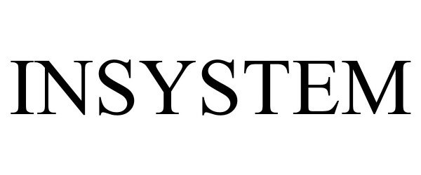 Trademark Logo INSYSTEM
