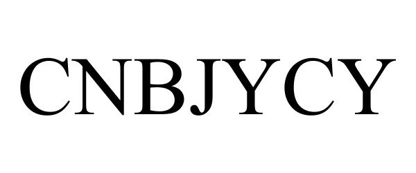 Trademark Logo CNBJYCY