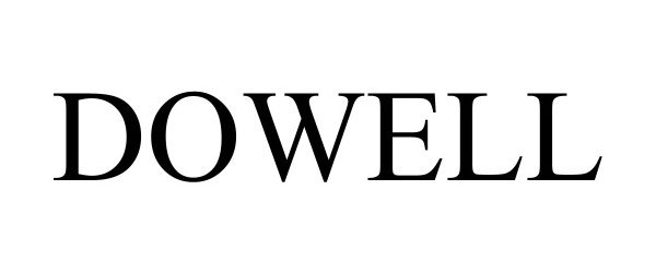 Trademark Logo DOWELL