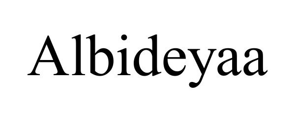Trademark Logo ALBIDEYAA