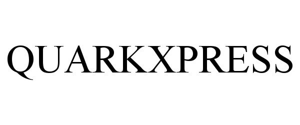 Trademark Logo QUARKXPRESS