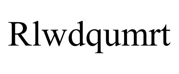 Trademark Logo RLWDQUMRT
