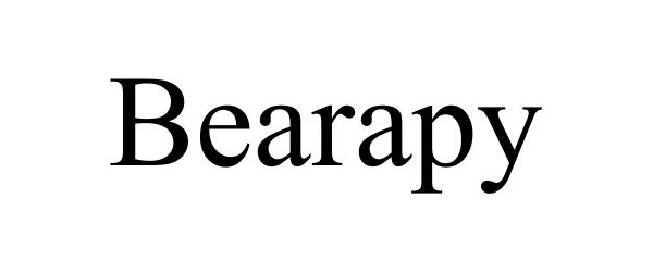 Trademark Logo BEARAPY