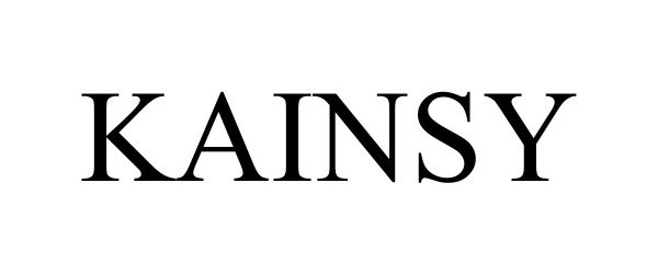 Trademark Logo KAINSY